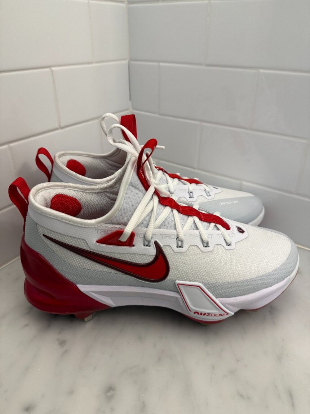 Nike Force Zoom Trout 9 Elite Men’s Baseball Cleats Size 9.5 Mens Metal